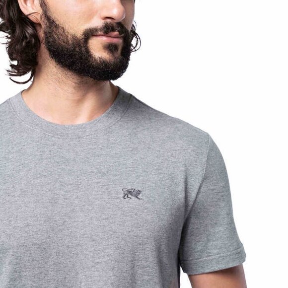 NEW Parasuco Men's Short Sleeve T-shirt | Grey - Picture 4 of 7